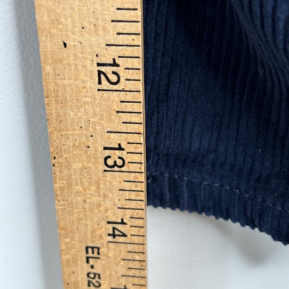 OshKosh Corduroy Overalls 3T Flannel Lined Navy Vestbak Retro Classic Fall - Picture 7 of 9